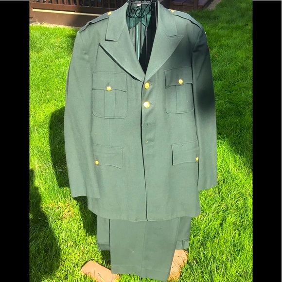 Vintage Korean War Army Jacket & Pants w/ original Airborne Patch - Picture 1 of 7